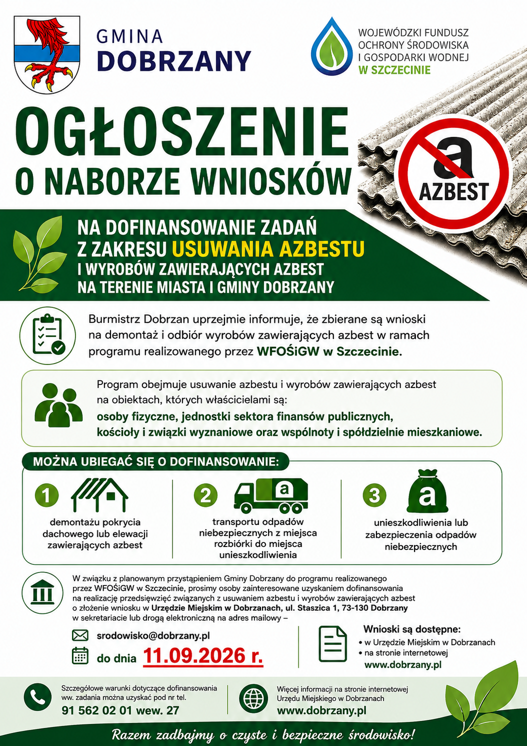 Ogłoszenie o&nbsp;naborze wniosk&oacute;w
