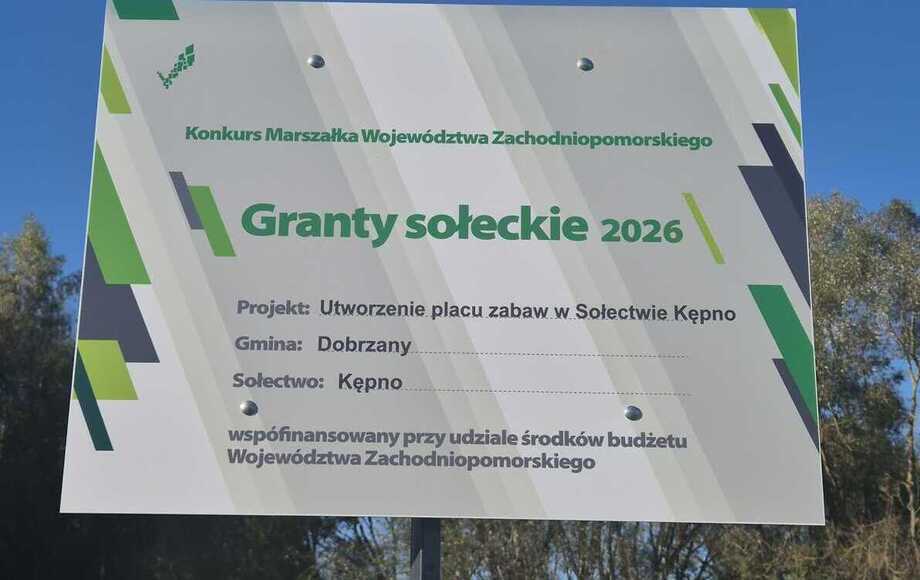 Otwarcie inwestycji z Grantów Sołeckich 2026 w Dobrzanach
